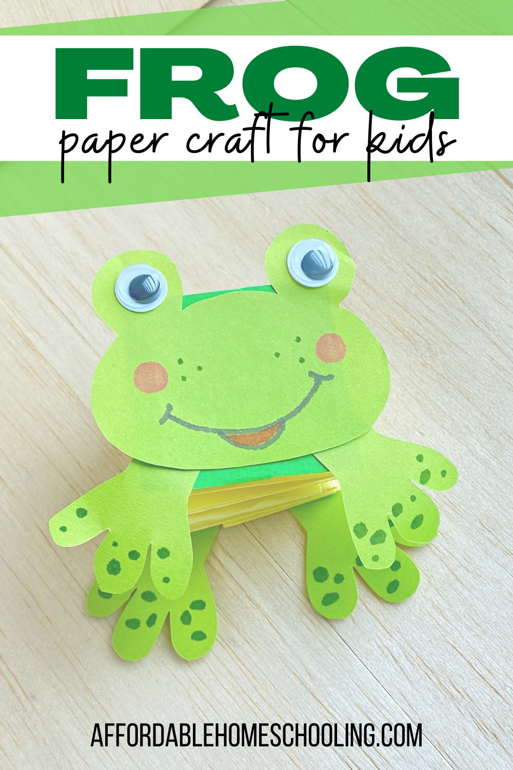 Frog Printable Craft