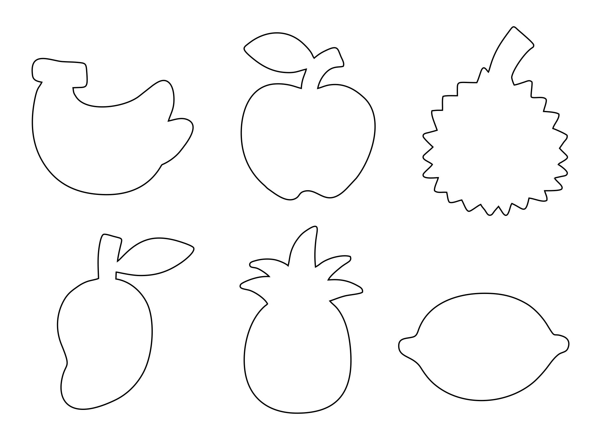 printable fruit pictures