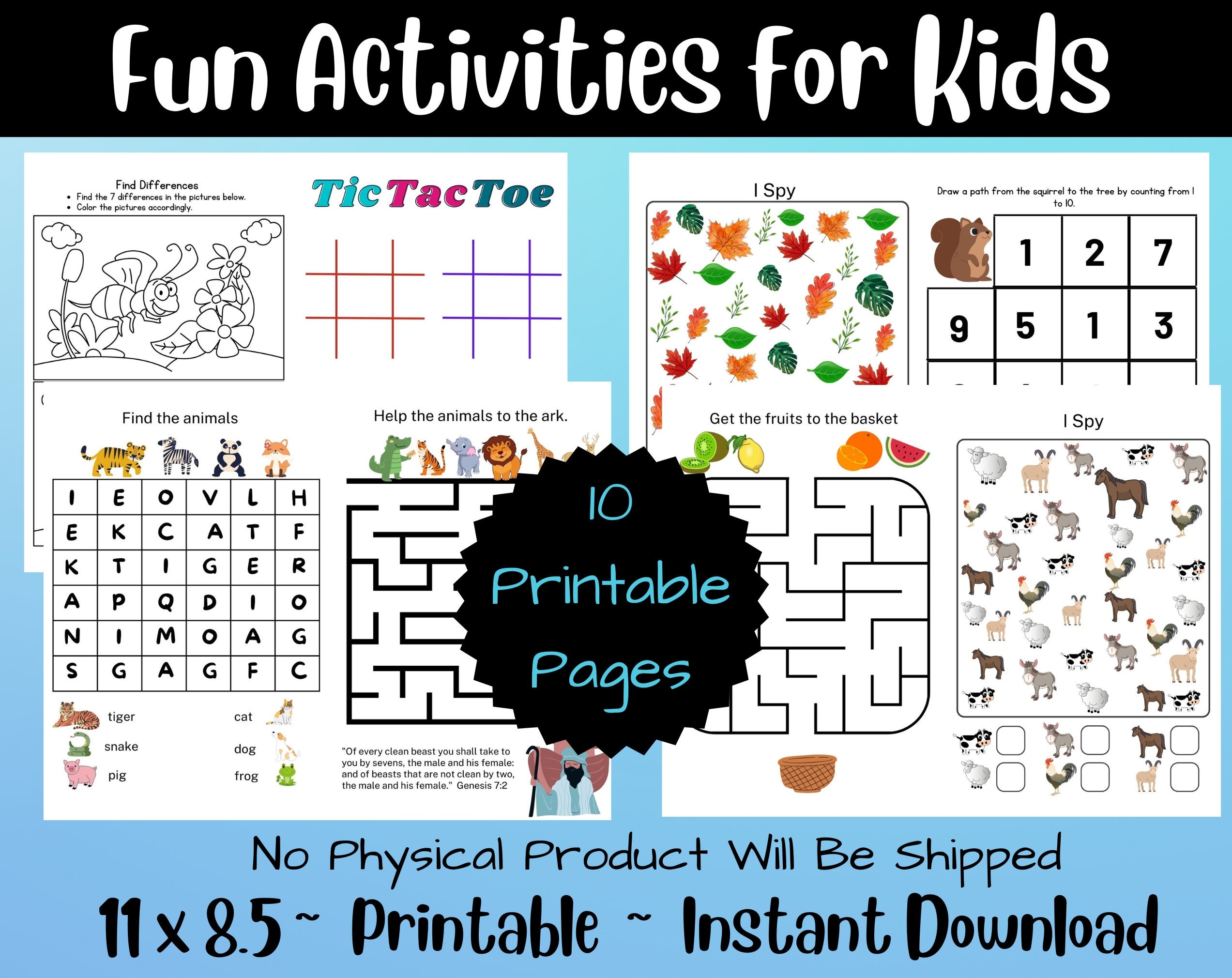 Fun Activities For Kids Printable Kids Activities Printable Activity 