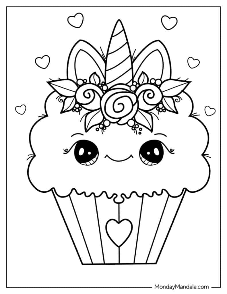 printable pictures of cupcakes