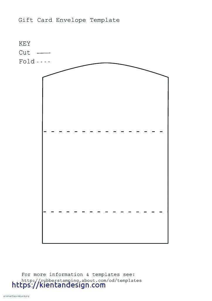 Gift Card Holder Printable Template Free Templates Printable