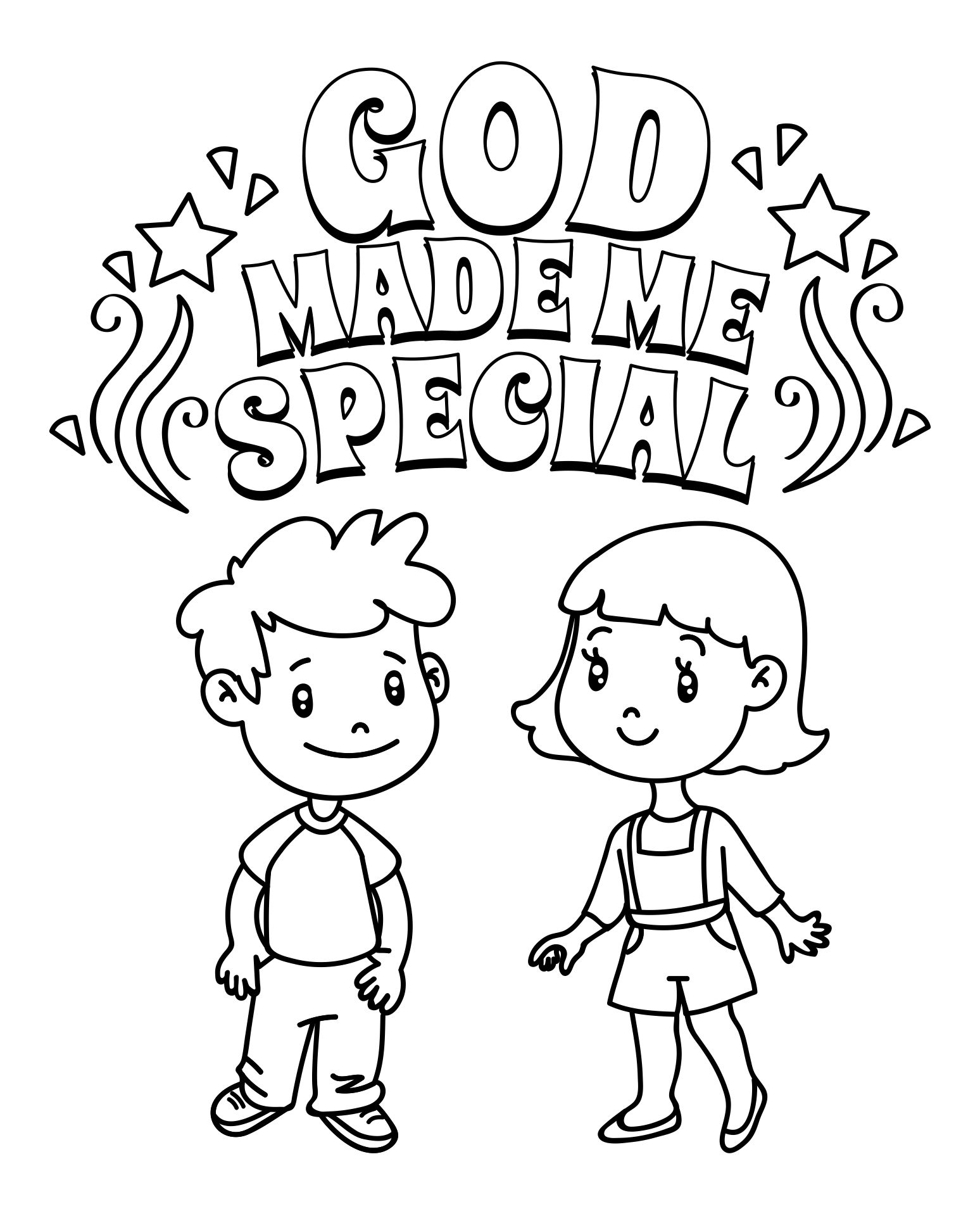 God Made Me Special Coloring Pages Sketch Coloring Pa Vrogue co