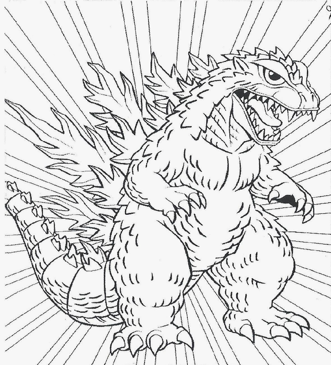 Godzilla Printables Printable Templates