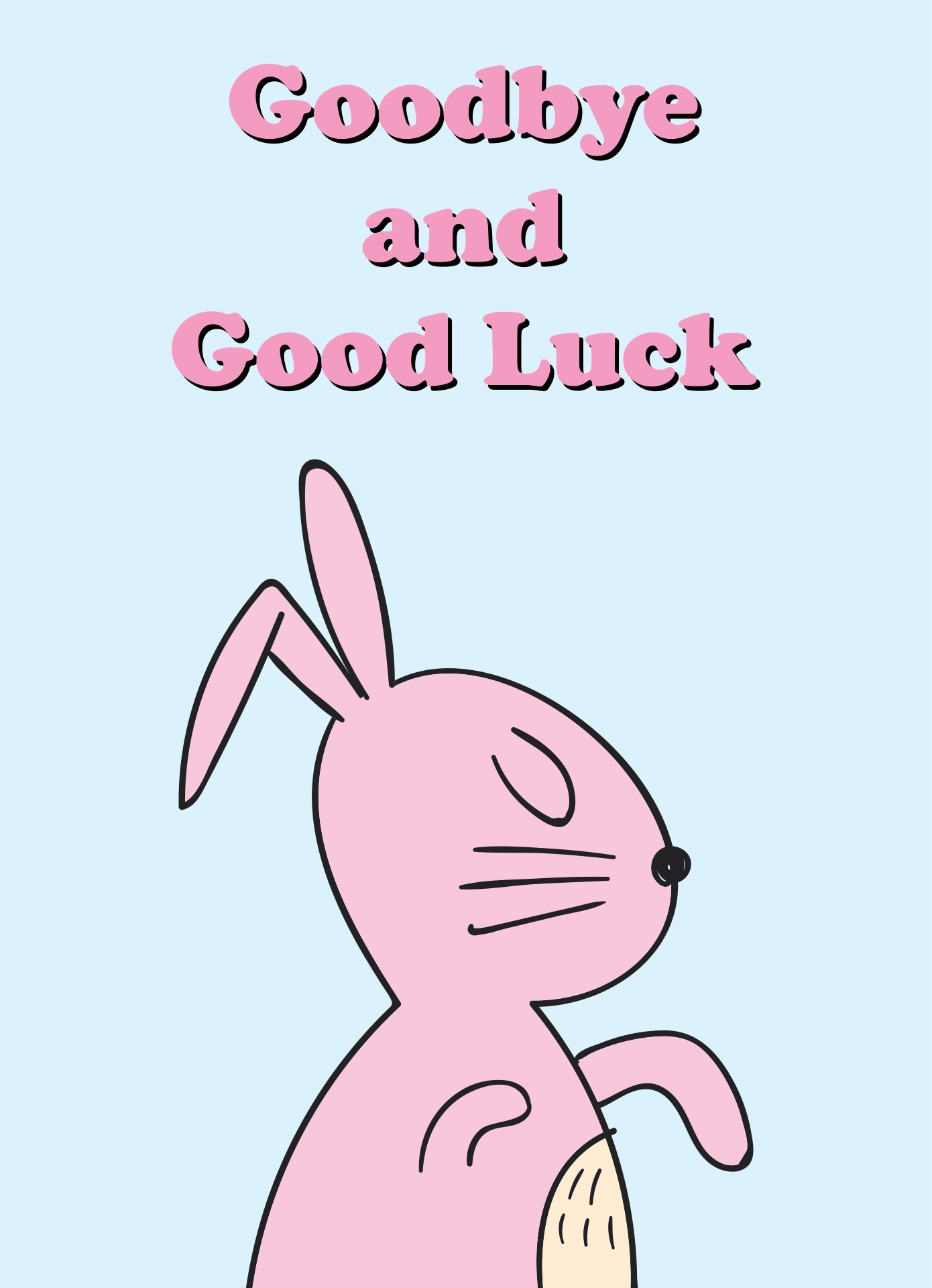 Goodbye Card Template Sarseh