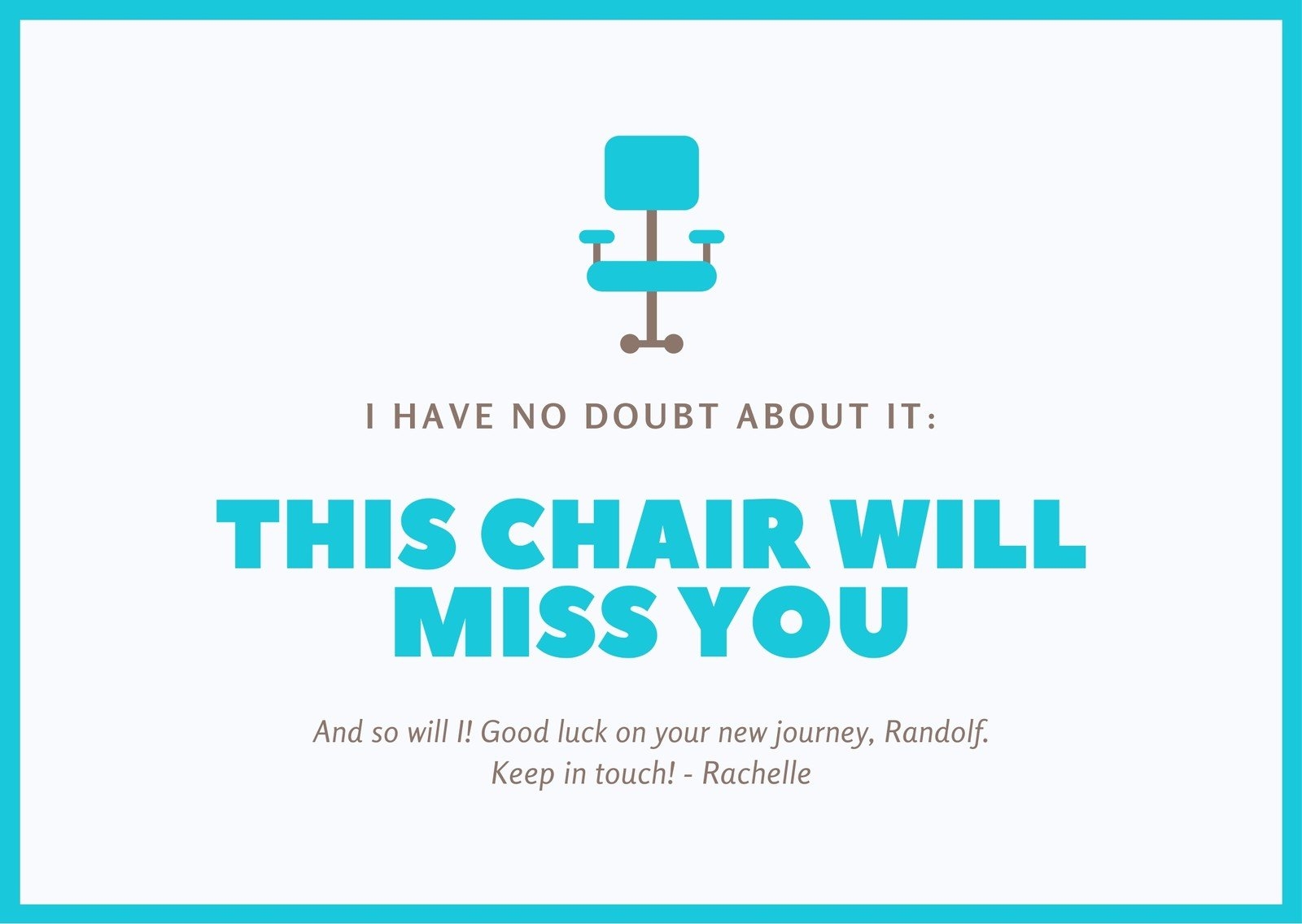 printable goodbye card template