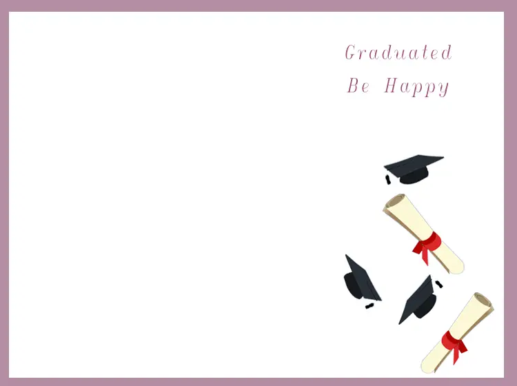 Graduation Card Template Free Printable