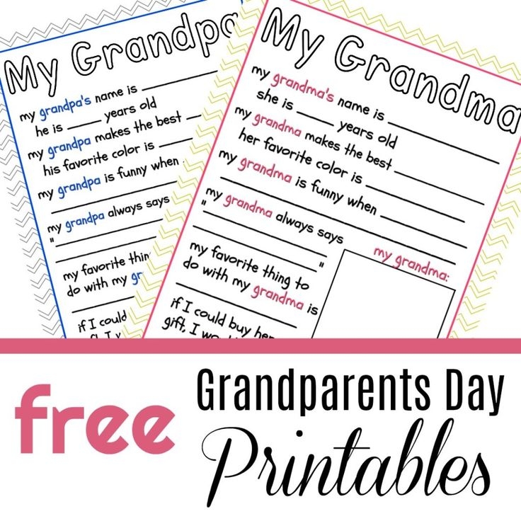 Grandparents Day Printable Activities Printable Calendars AT A GLANCE