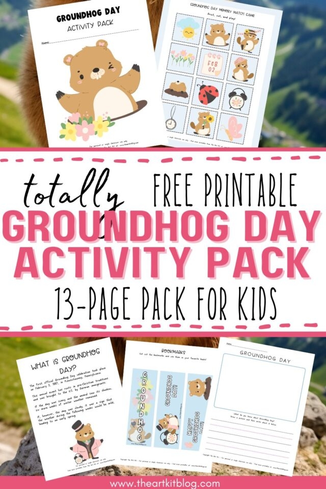 Groundhog day activities for kids printable the art kit blog The Art Kit