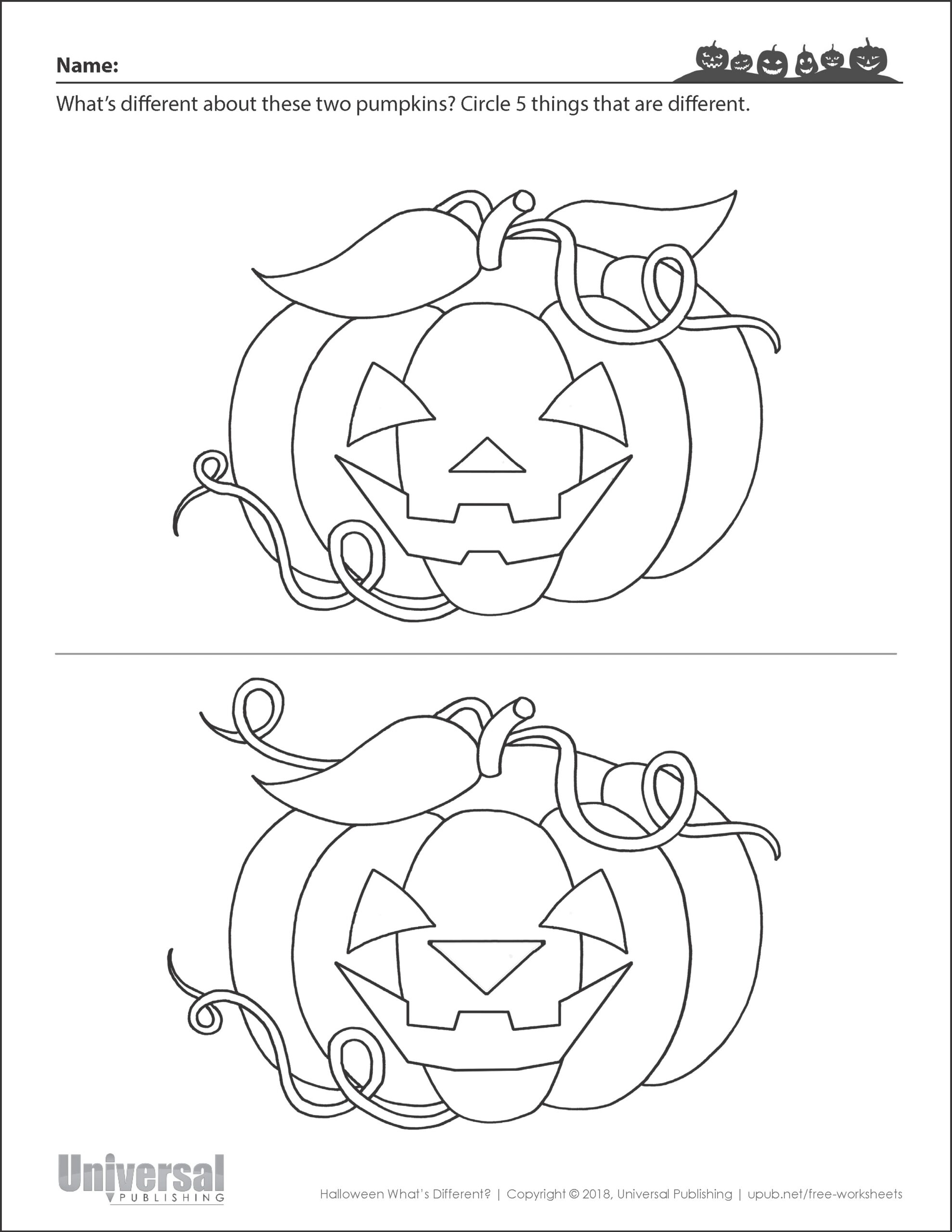 Halloween Activities Free Printables Universal Publishing 
