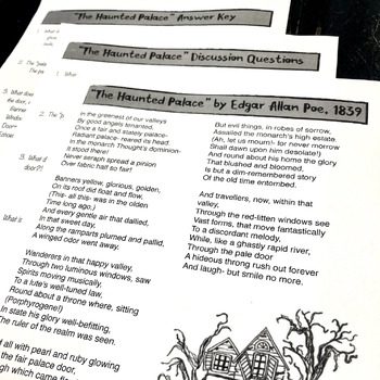 Halloween Activity Bundle For Middle School English Language Arts