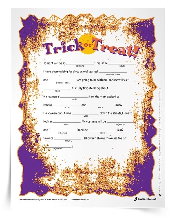 middle school halloween activity bundle printable