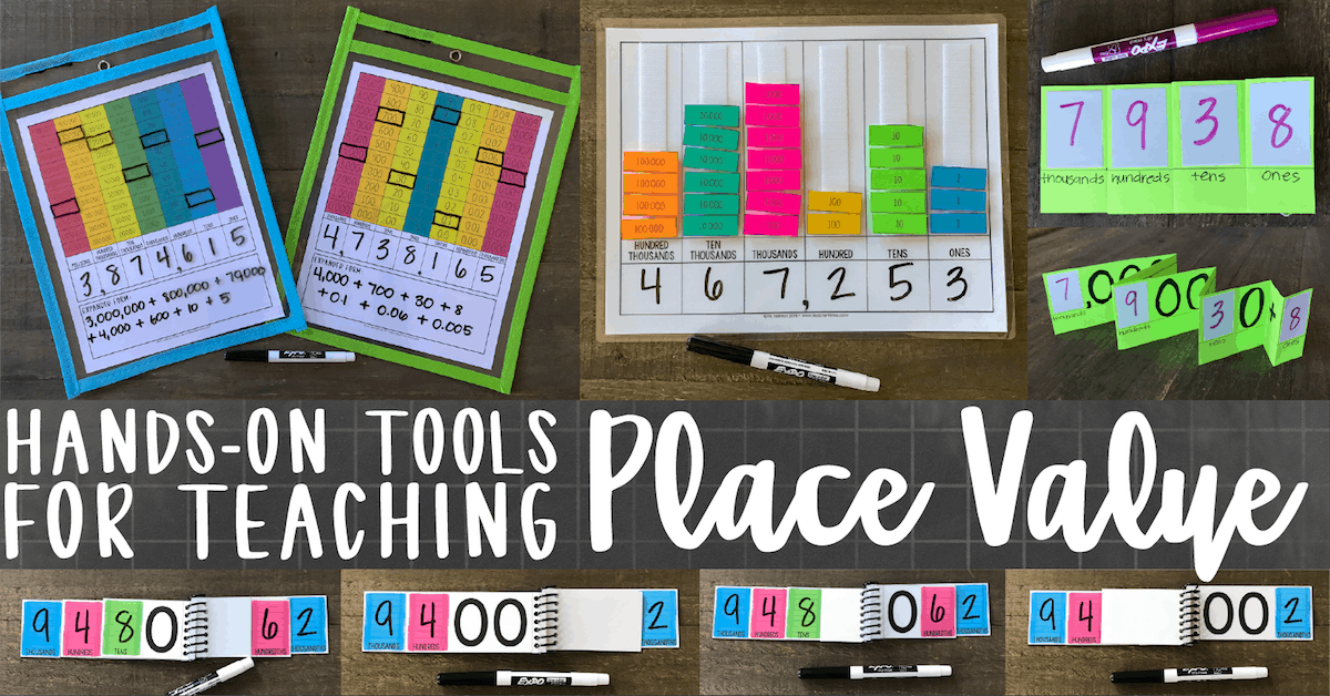 Hands on Activities For Teaching Place Value Teacher Thrive