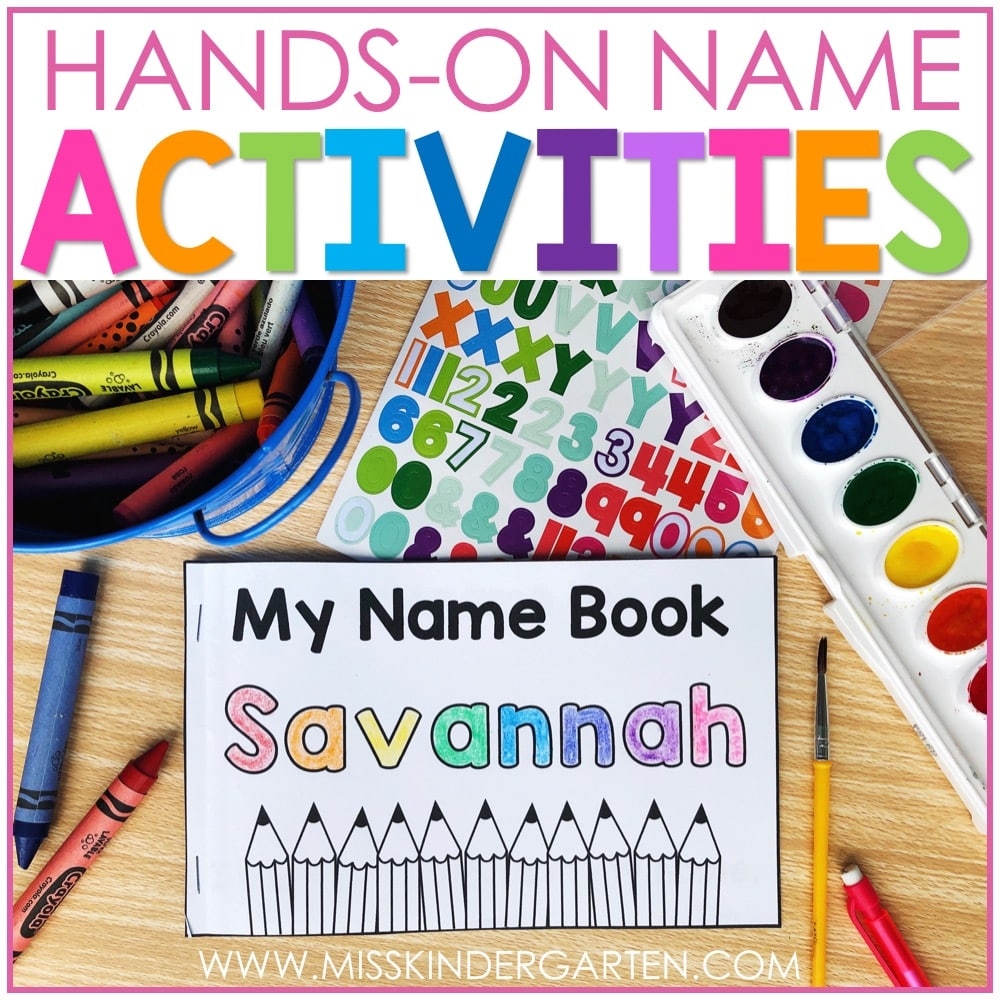 Hands on Ideas For Name Writing Practice Miss Kindergarten