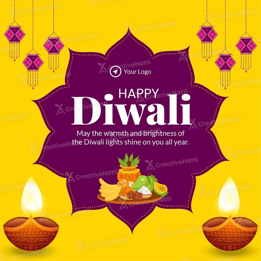 Happy Diwali Banner Printables Free Printable Templates