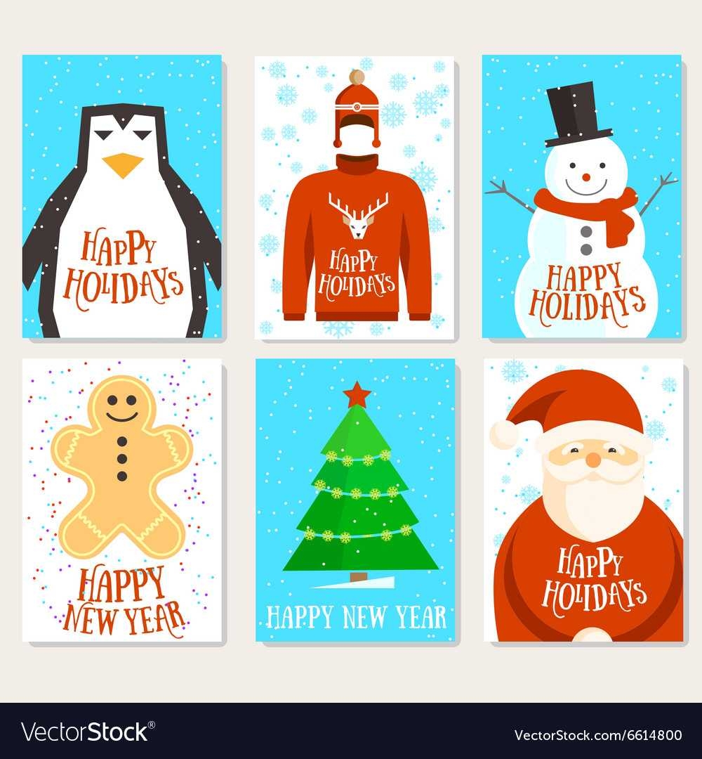 Happy Holidays Cards Template Pertaining To Happy Holidays Card