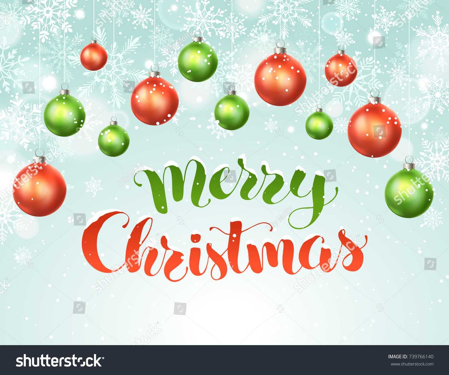 Happy Holidays Greeting Card Template Modern Stock Vector Within Happy 