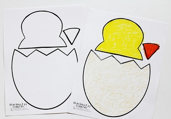 Hatching Chick Printable Craft Template By Keeping Life Creative