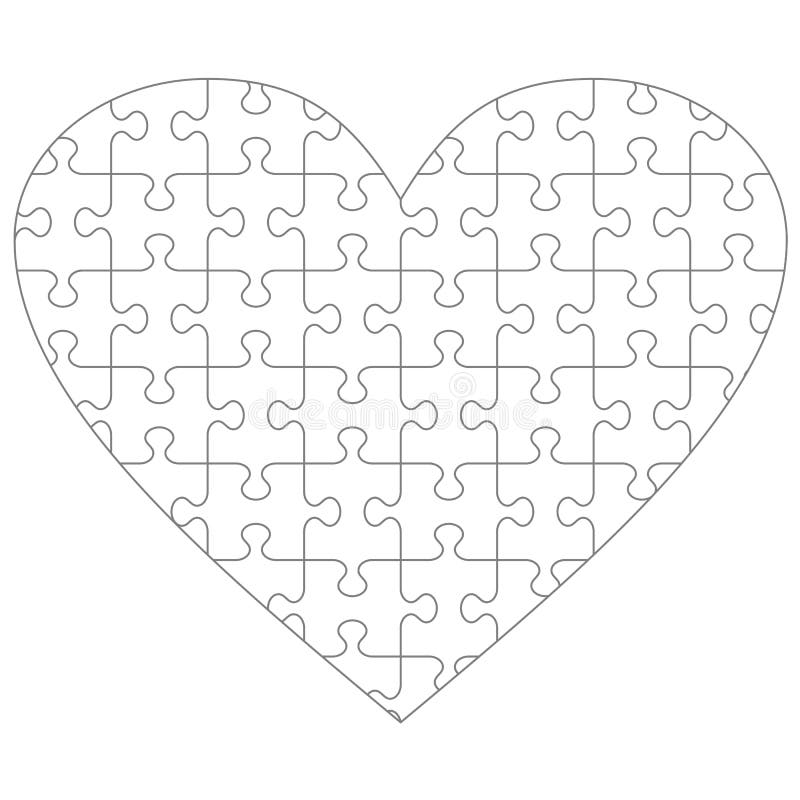 Heart Puzzle Piece Template Prntbl concejomunicipaldechinu gov co
