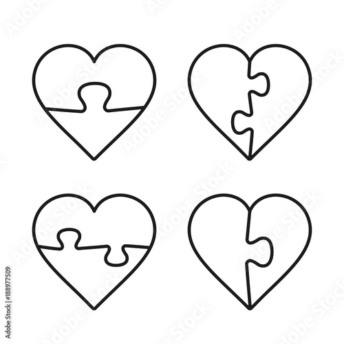 Heart Puzzle Piece Template Prntbl concejomunicipaldechinu gov co