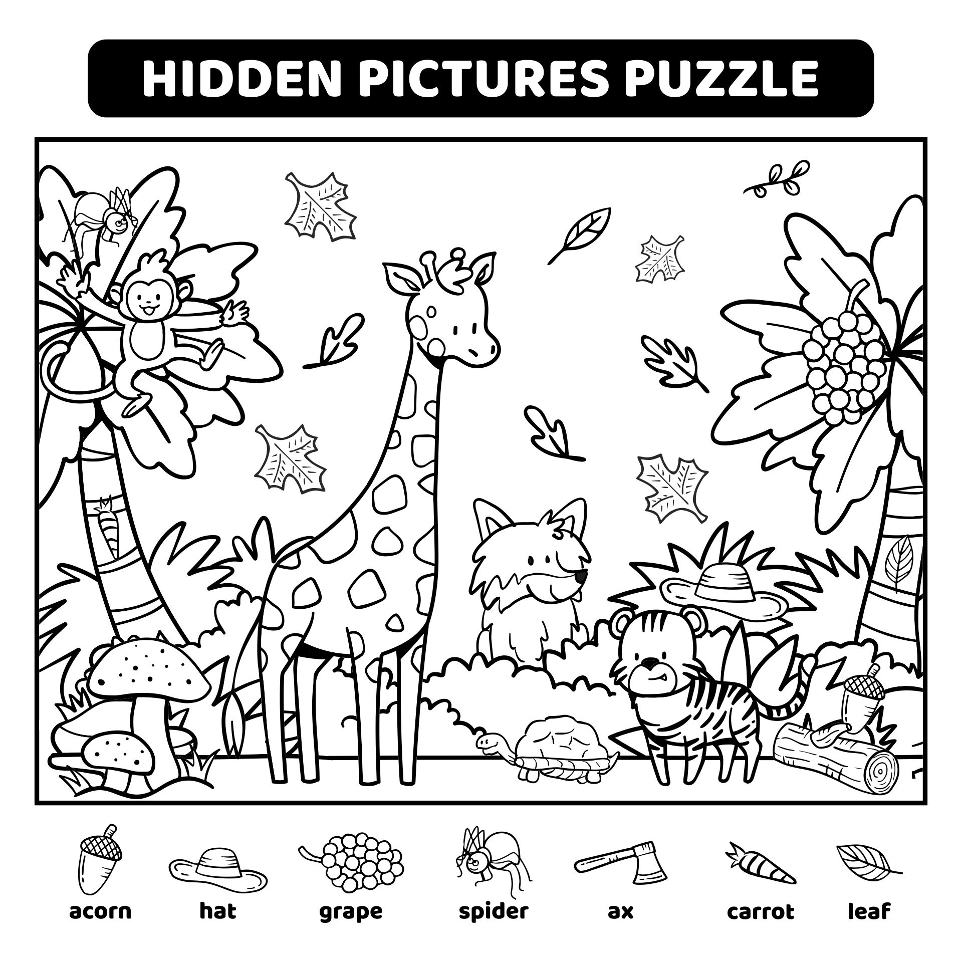 Hidden Words Puzzles Free 10 Free PDF Printables Printablee