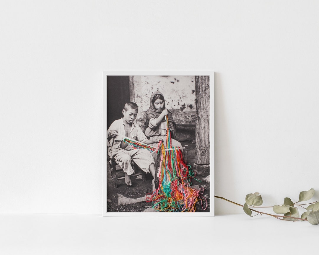 Hiladores De Michoacan Digital Download Art Printable Art Portrait Art 