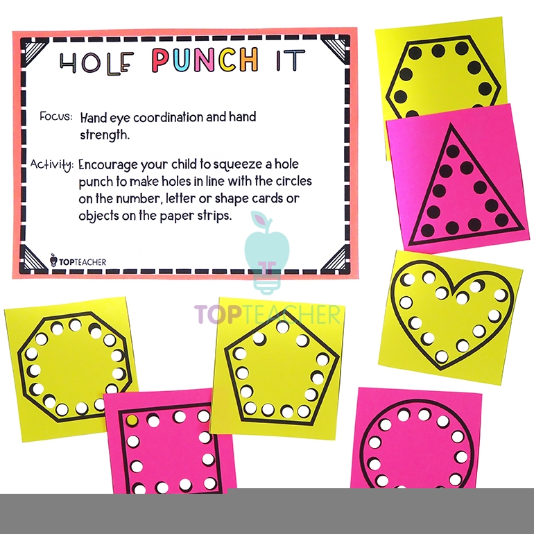 Hole Punch Activity Sheet