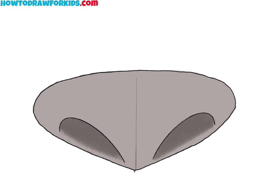 How To Draw A Lion Nose Easy Drawing Tutorial For Kids