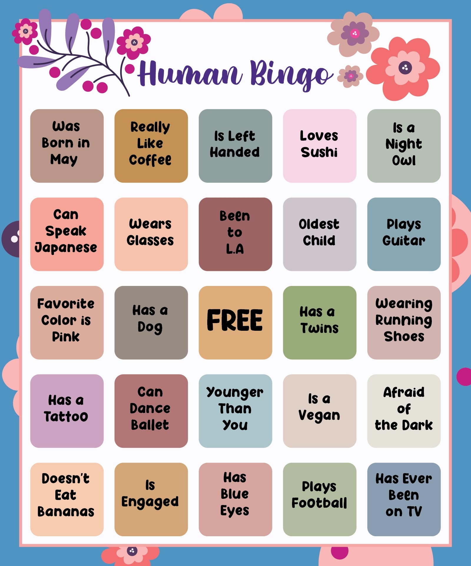 Ice Breaker Bingo Card Template Cardtemplate my id