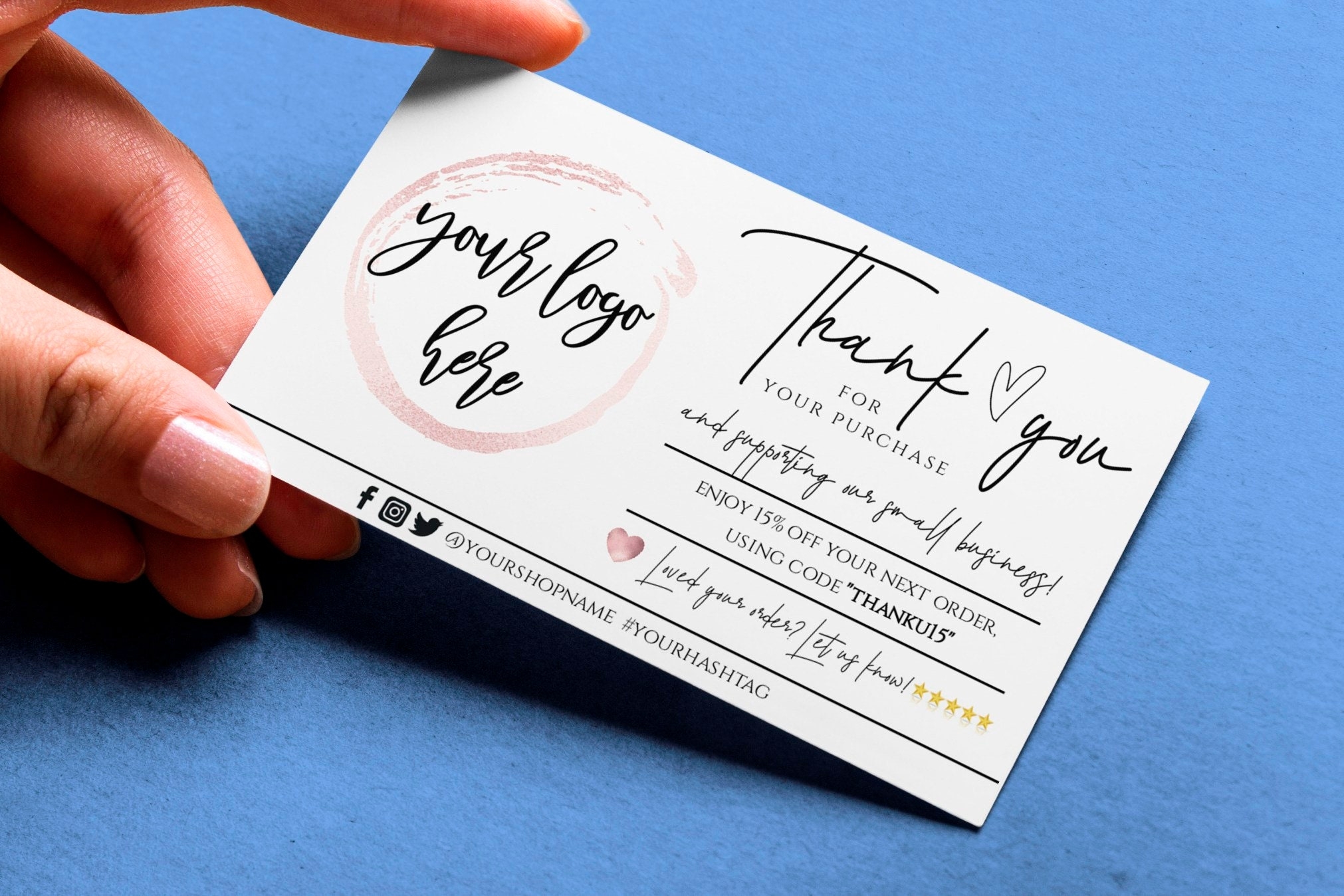Insert Card Template