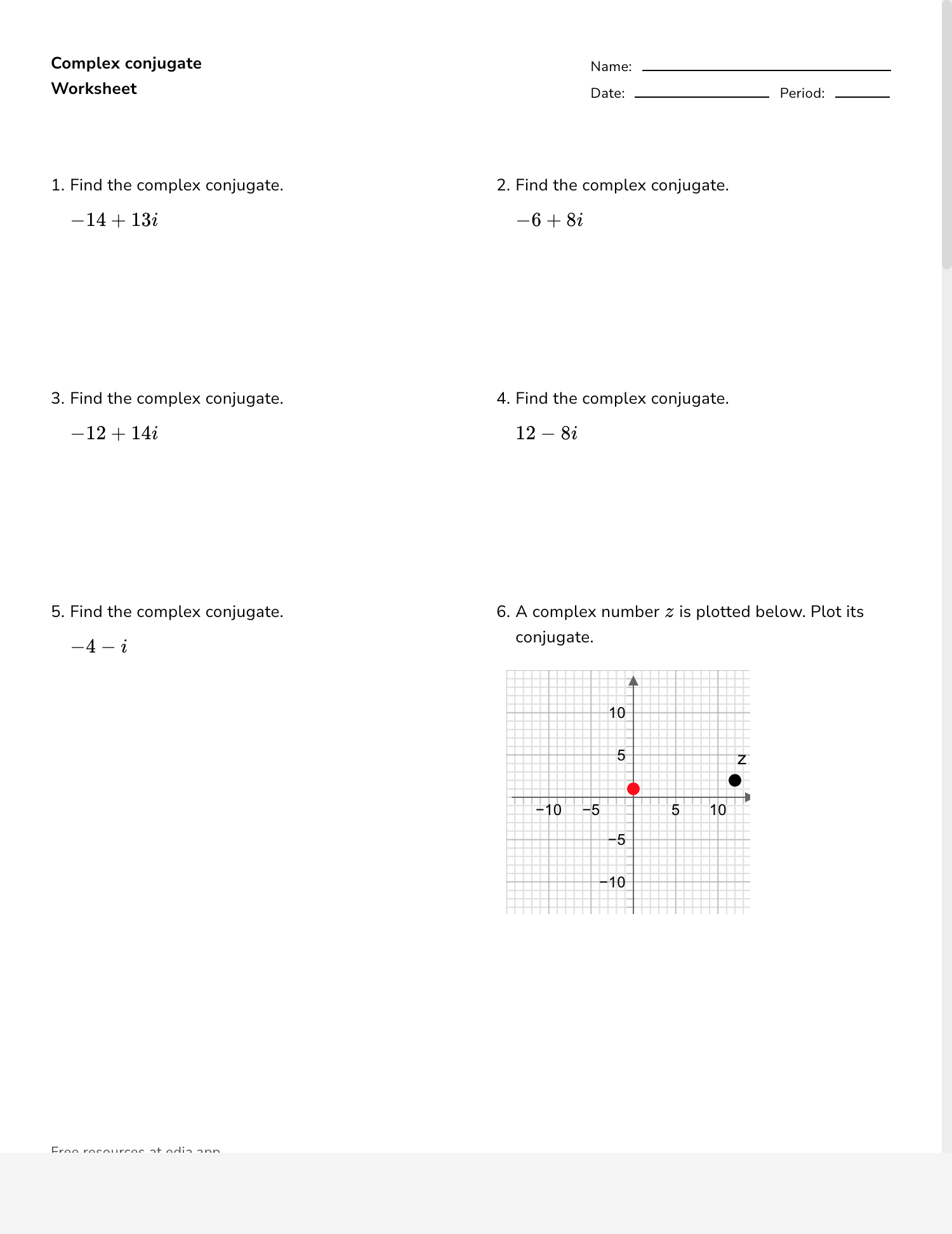 Introduction To Complex Numbers examples Solutions Videos 