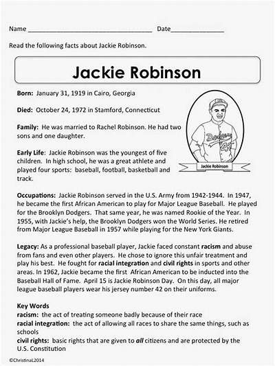 Jackie Robinson Interactive Timeline Jackie Robinson Facts Jackie