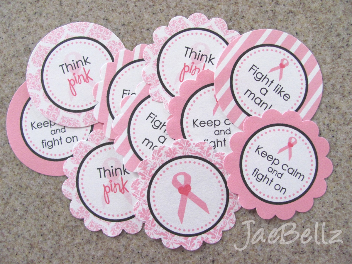 JaeBellz FREE Printables Breast Cancer Awareness Tags