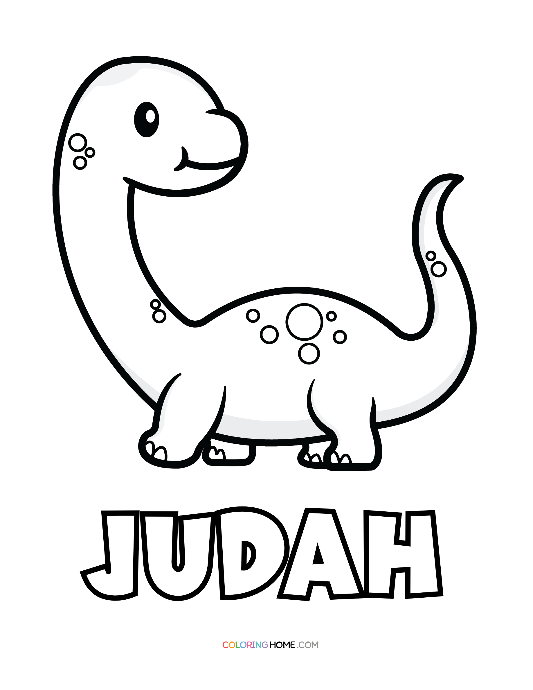 Judah Name Coloring Pages Coloring Nation