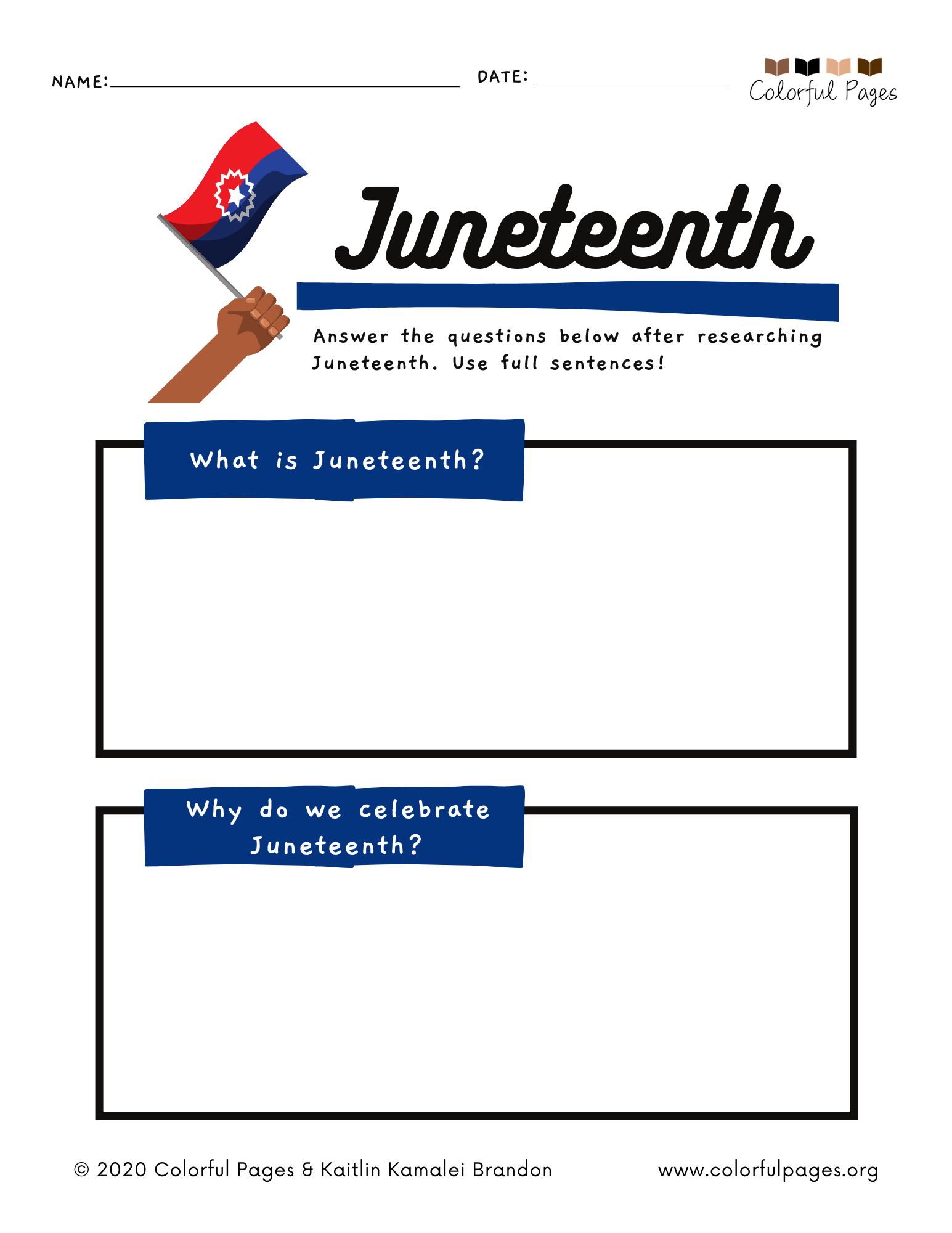 Juneteenth Coloring Juneteenth Printable Activities Juneteenth Coloring 