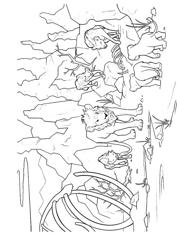 Kids n fun Coloring Page Lion KIng 2019 Hyena