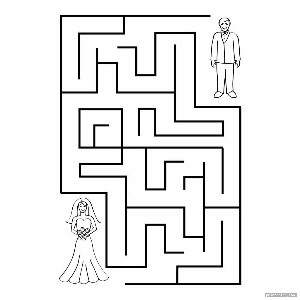 Kids Wedding Activity Book Printable Gridgit