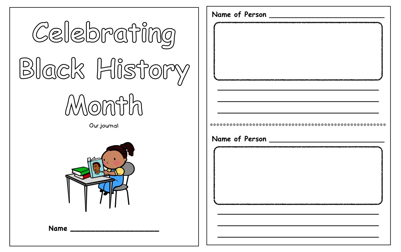 Kindergarten Black History Month Printable Activities