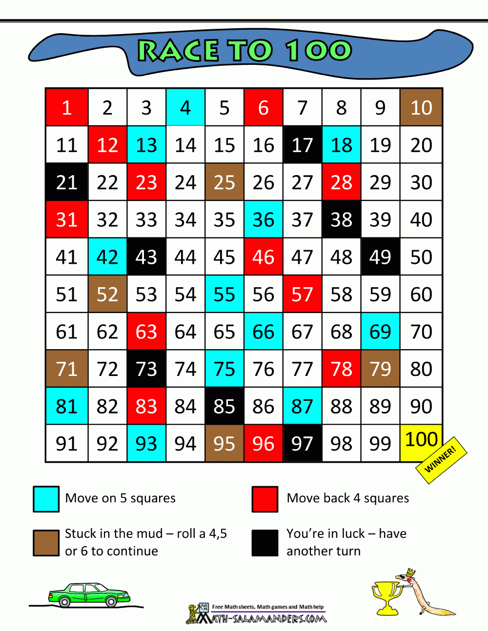 Kindergarten Counting Games