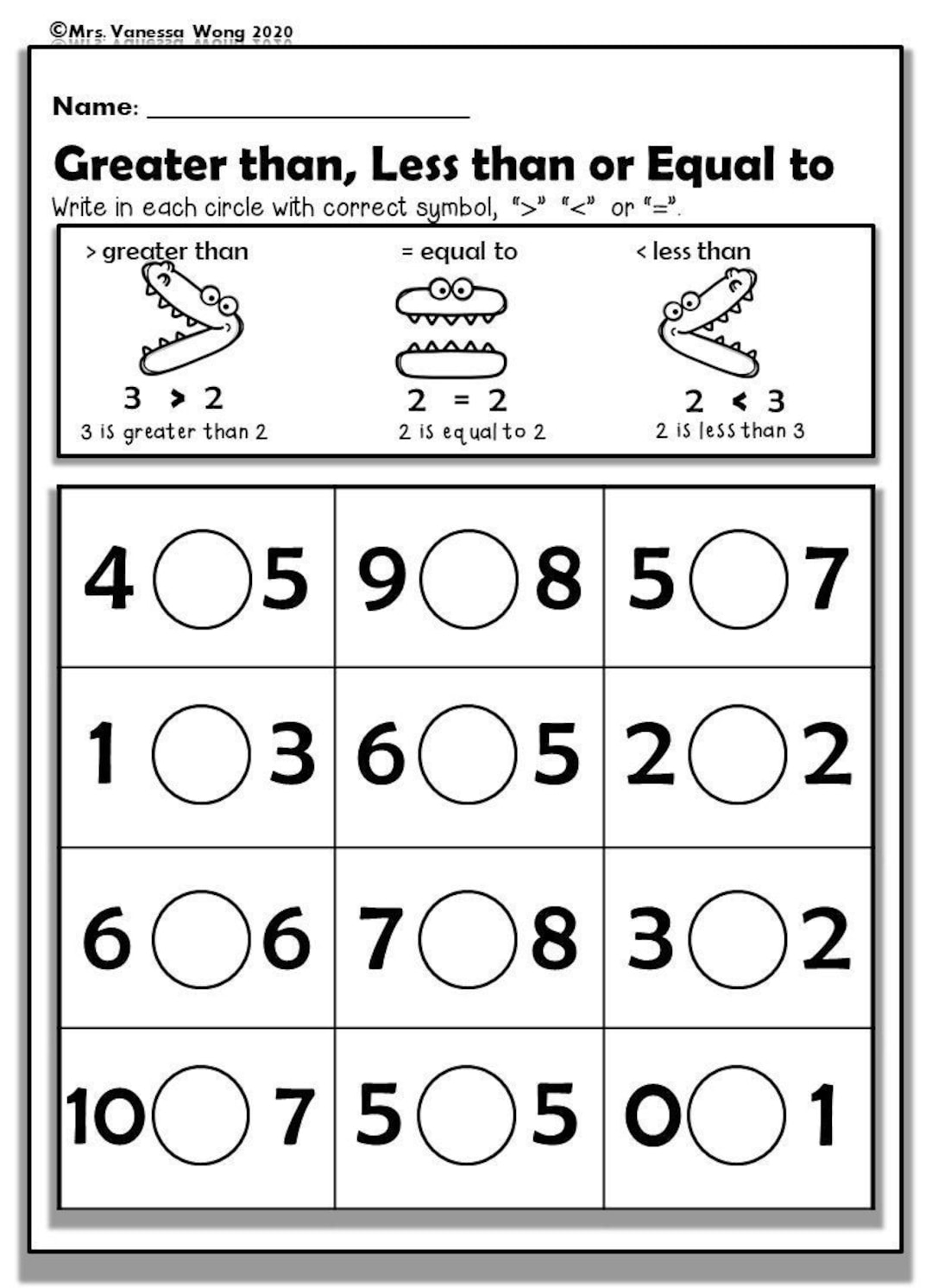 numbers worksheets for kindergarten