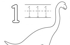 Kindergarten Number One Worksheet Printable Free Kindergarten Math 