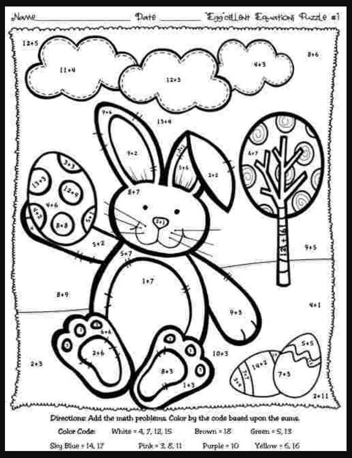 free printable easter activity pages