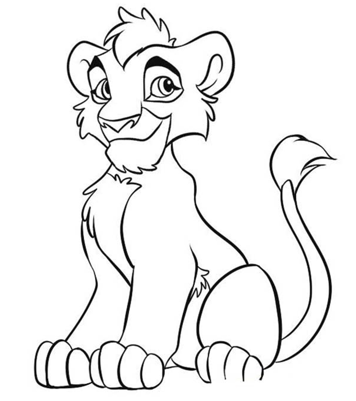 what is the color of a lion