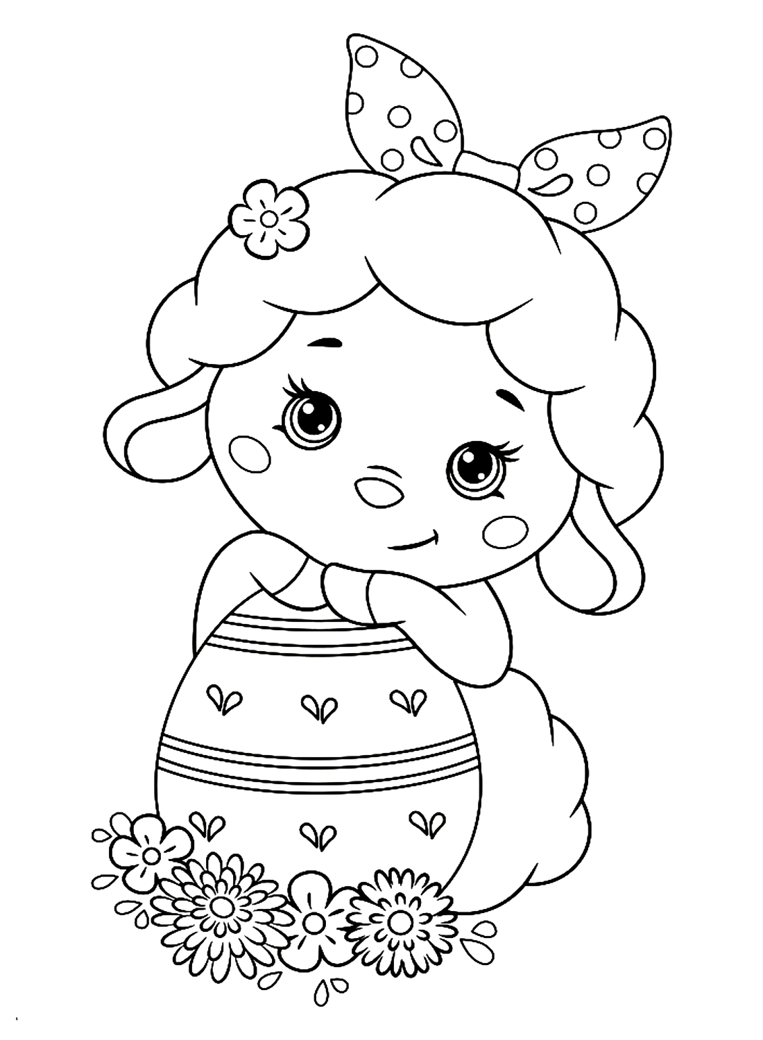 easter pictures to color printable