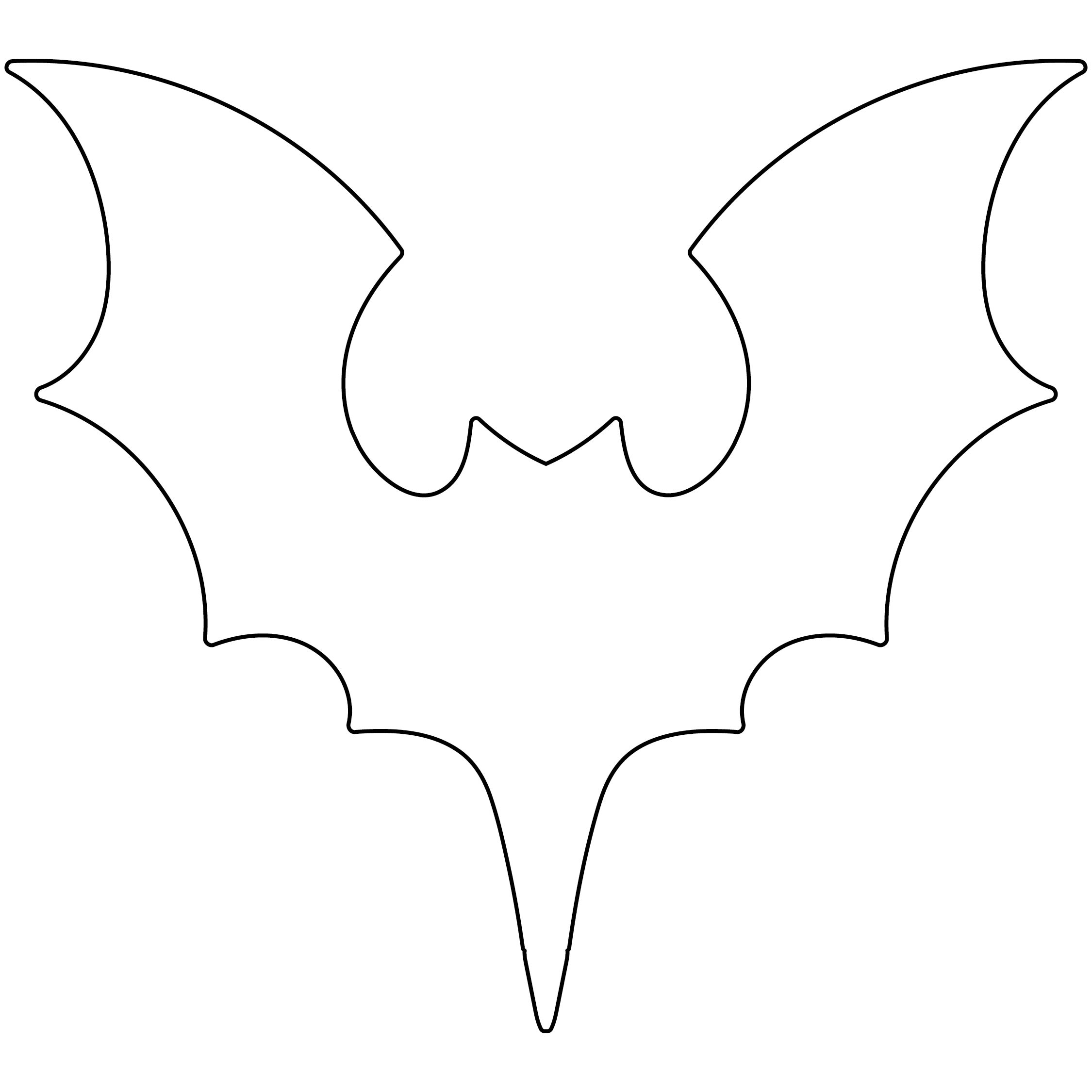 Large Bat Templates 15 Free PDF Printables Printablee