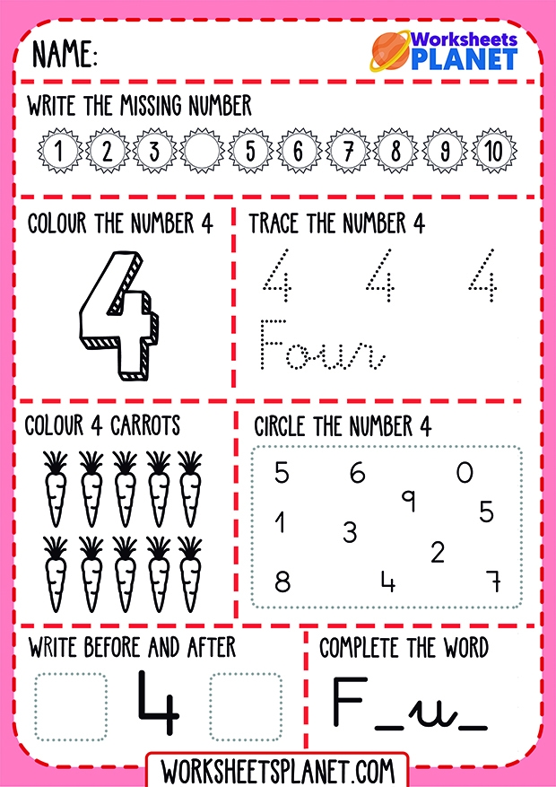 Learning Numbers Worksheets 0 To 10 PRINTABLES