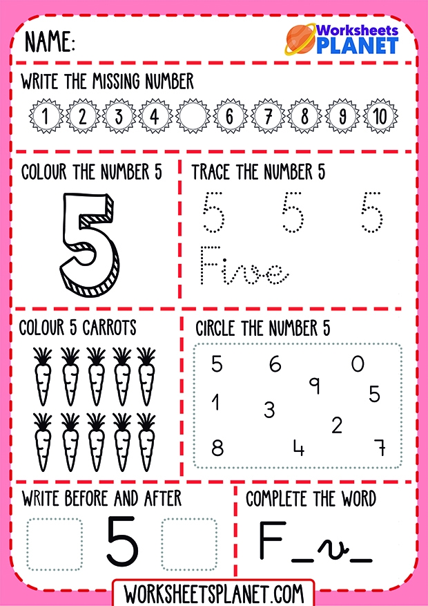 Learning Numbers Worksheets 0 To 10 PRINTABLES
