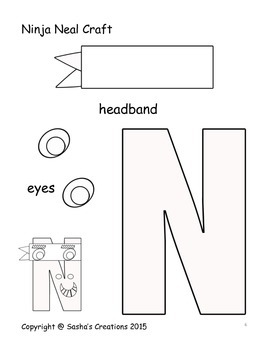 Letter N Craft Printable