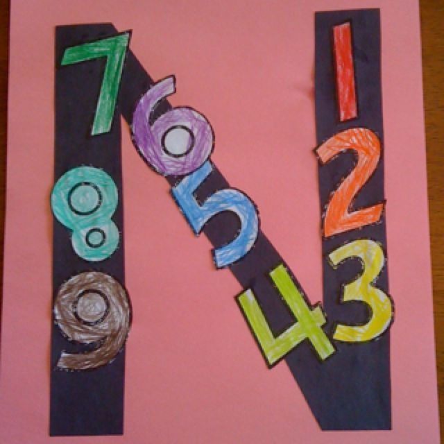 printable letter n craft template