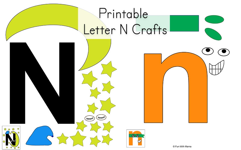 Letter N Craft Printable