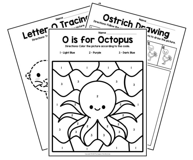 Letter O Activities Pre K Worksheets Free Printable Infoupdate
